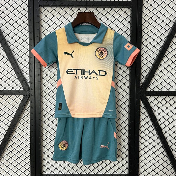 Trikot Manchester City 4ª Kinder 2024-25